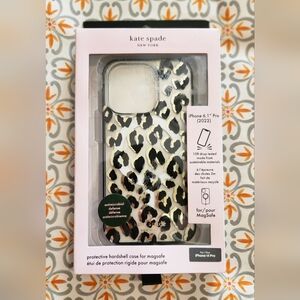 Kate Spade Leopard Print Magsafe iPhone 14 Pro Case
